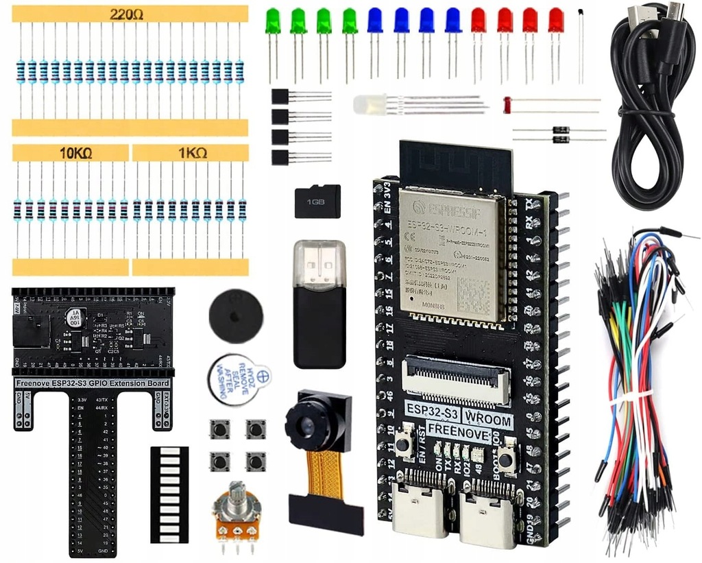 Freenove Zestaw Startowy Z Kamerą Dla ESP32-S3