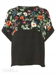 VERO MODA satynowy top w kwiaty M