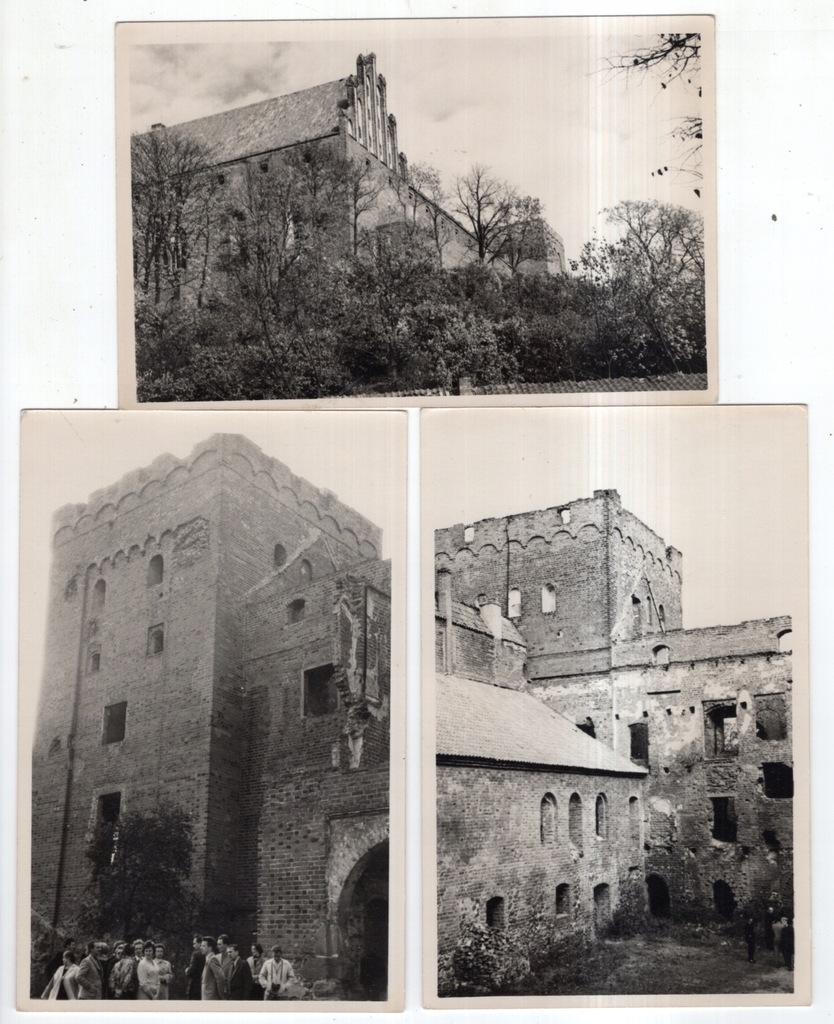 Nidzica - Zamek - Ruiny - 3 FOTO 1959