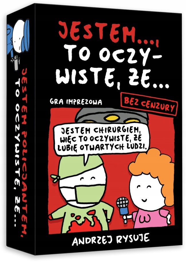 Jestem ..., to oczywiste, że ... bez cenzury, gra z rys. Andrzej Rysuje!