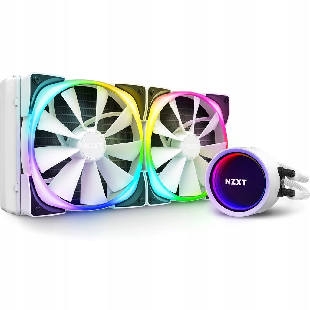 Chłodzenie wodne NZXT KRAKEN X63 RGB 280MM WHITE RL-KRX63-RW