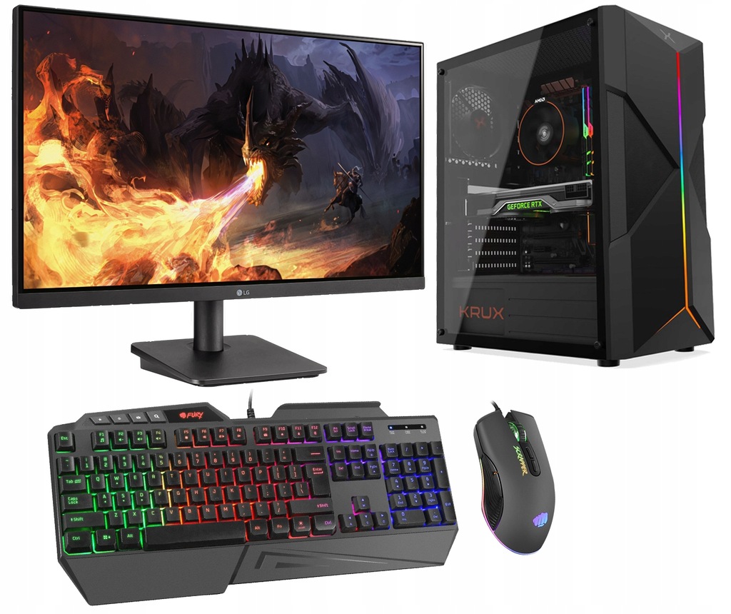 ZESTAW DLA GRACZA i5-11400F 16GB M2_500 RX 6500 XT