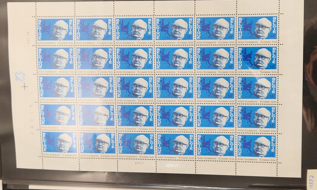 #23 ARKUSZ BELGIA CZYSTY