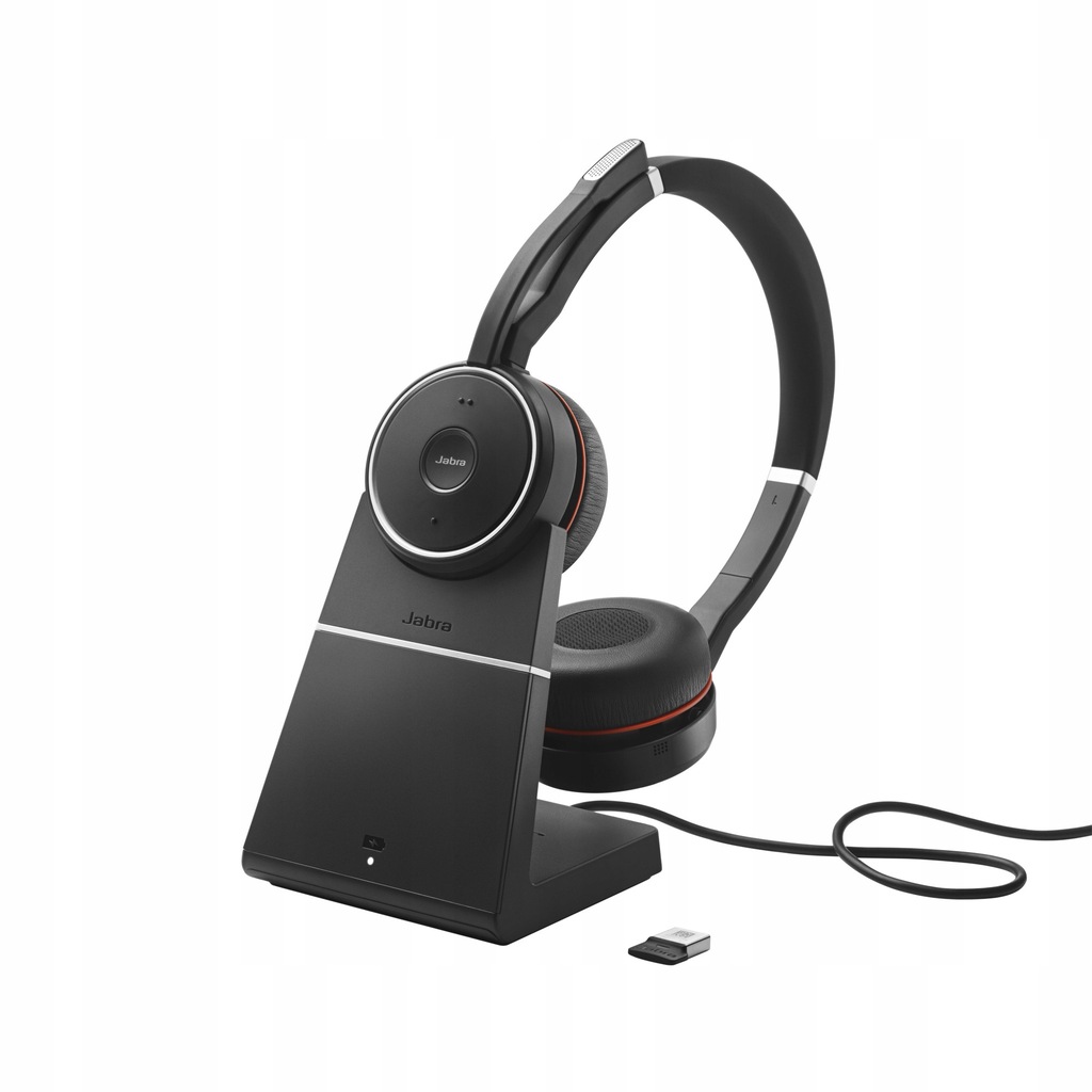 Jabra Evolve 75 Zestaw słuchawkowy Przewodowy i Bezprzewodowy Opaska na gło