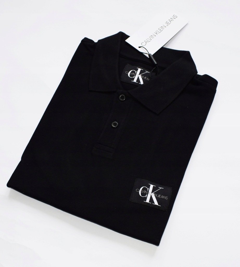 CALVIN KLEIN JEANS POLO POLÓWKA MONOGRAM / M