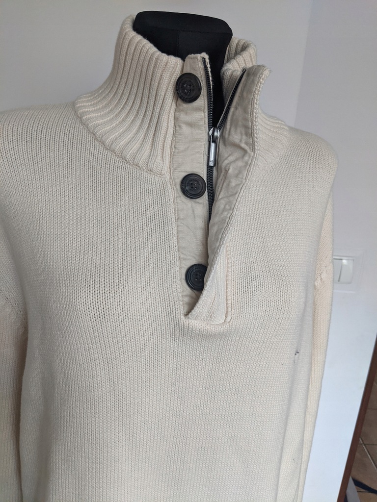Sweter męski 2XL Fynch-Hatton elegancki bawełna