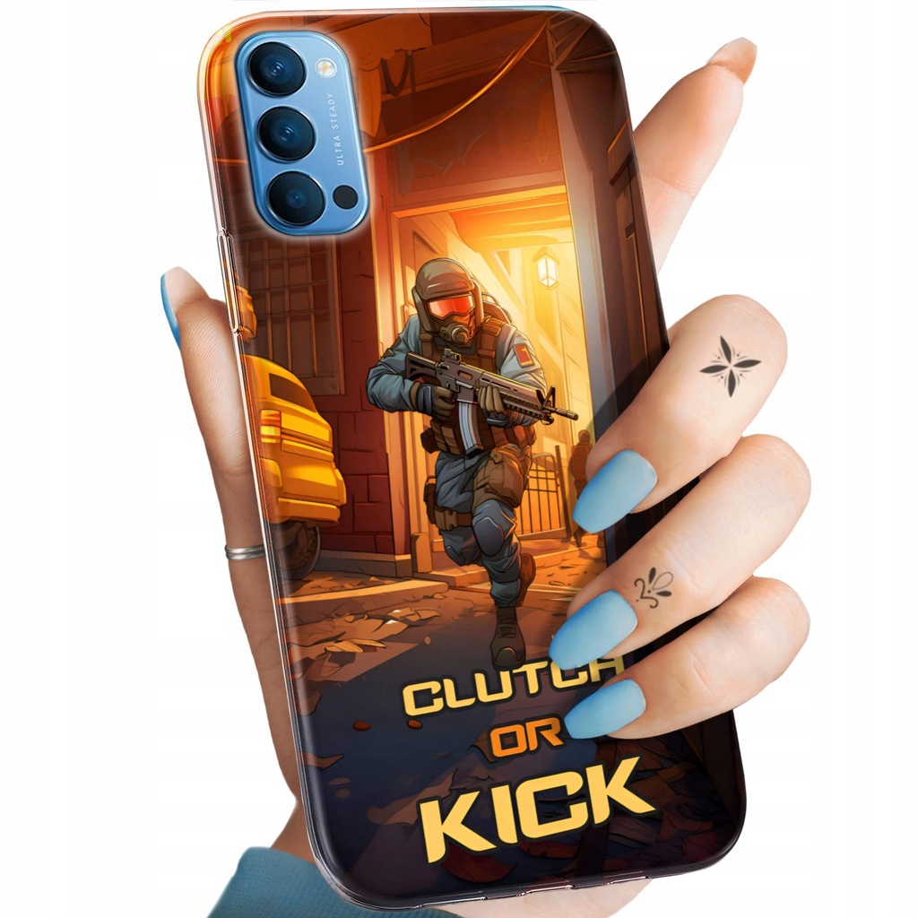 ETUI DO OPPO RENO 4 WZORY CS GO COUNTER-STRIKE OBUDOWA POKROWIEC CASE