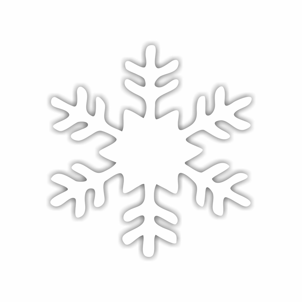 naklejka PŁATEK ŚNIEGU śnieg snieżynki FV 20 cm 12