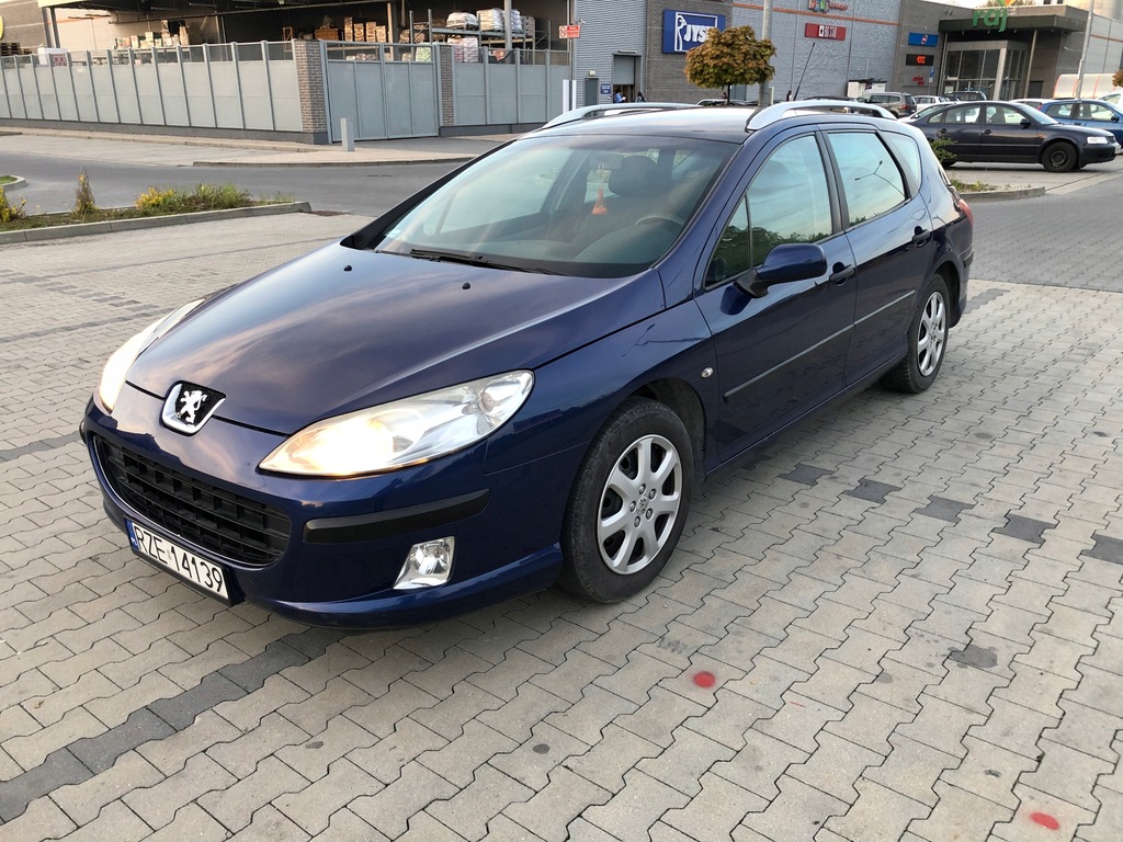 Peugeot 407 1,8 LPG panorama, sekwencja, hak