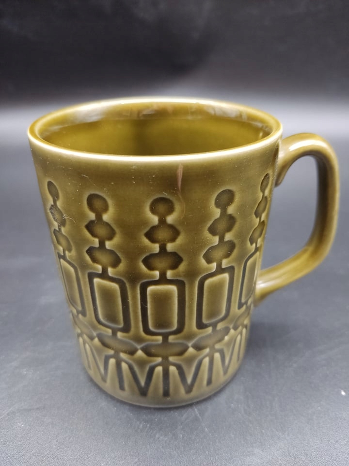 Kubek aztecki, Pruszków, zielony, PRL