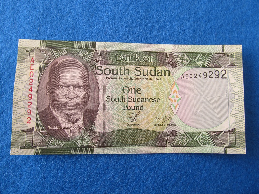 SUDAN POŁUDNIOWY - banknot 1 funt