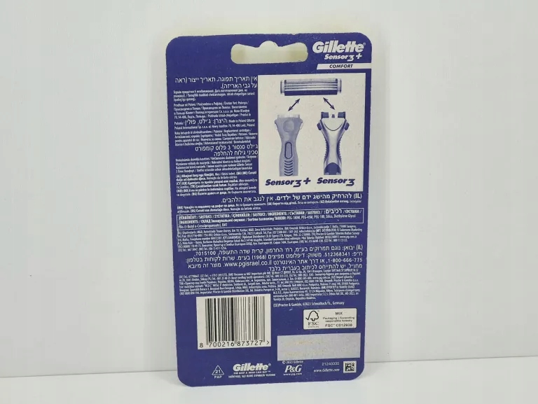 GILETTE WKŁADY SESOR 3+ COMFORT 8 SZT