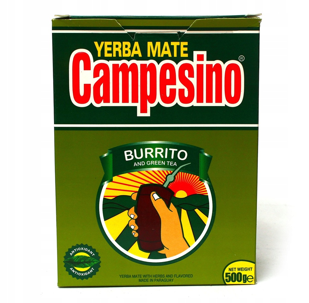 Yerba Mate Campesino Burrito 500g elaborada 0,5 kg