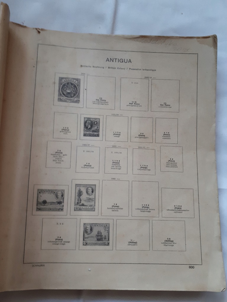 Купить Группа марок Schaubek Briefmarken, альбом 1943 года.: отзывы, фото, характеристики в интерне-магазине Aredi.ru
