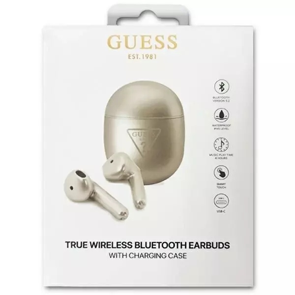 Guess słuchawki Bluetooth GUTWST82TRS TWS + stacja