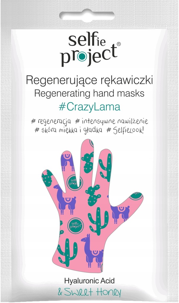 SELFIE PROJECT regenerujące rękawiczki maska
