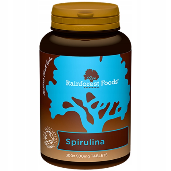 Spirulina BIO (300 tabletek) Rainforest Foods