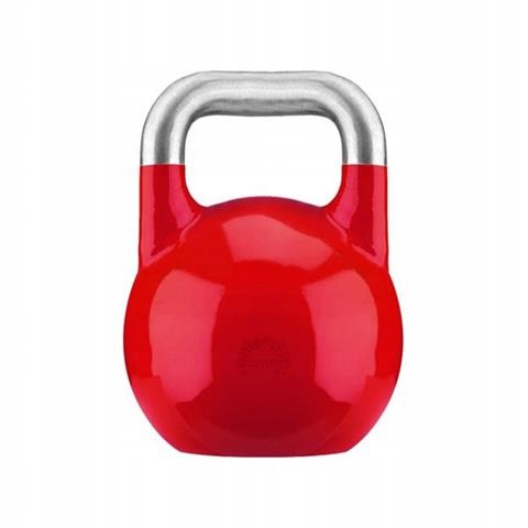 Kettlebell turniejowy 32 kg stalowy - czerwony