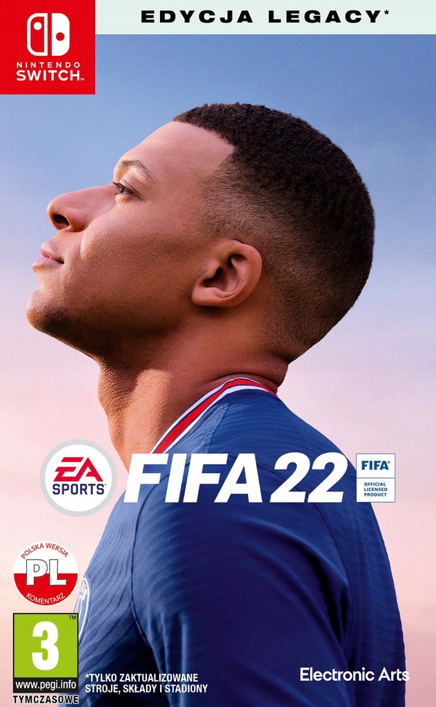 PREORDER Gra NINTENDO SWITCH FIFA 22 Legacy Folia
