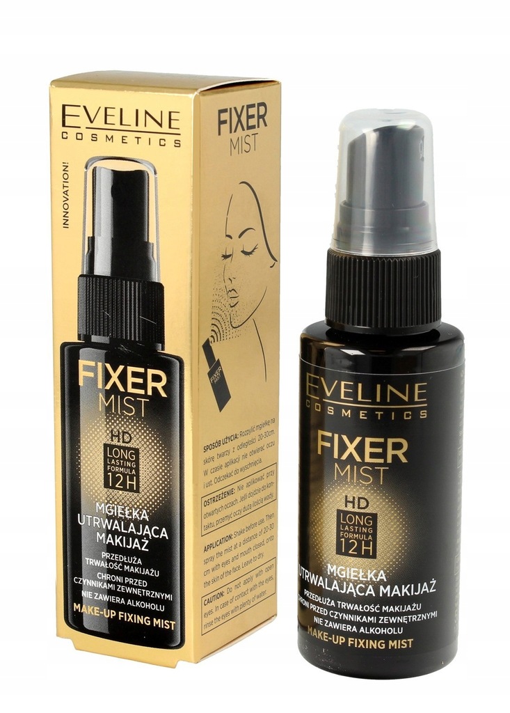 Eveline Fixer Mist HD Mgiełka utrwalająca makijaż