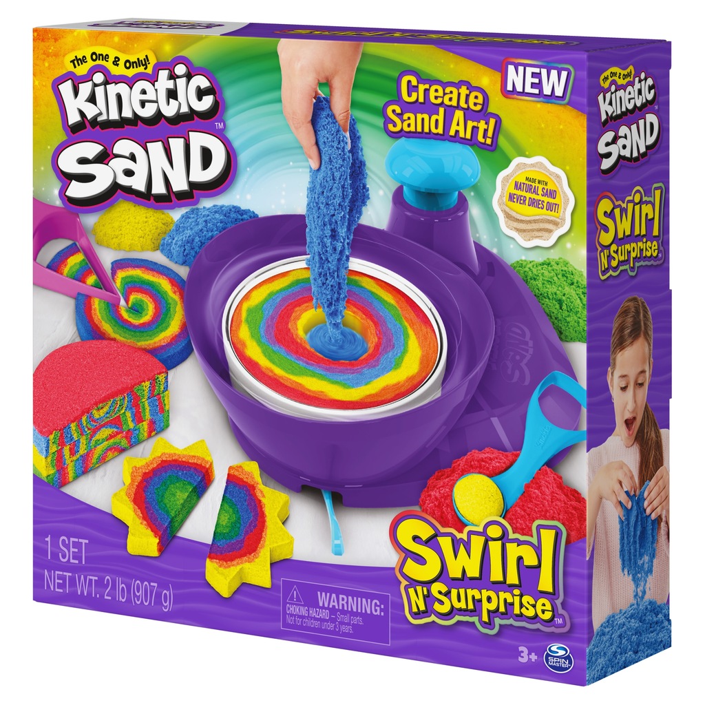 Piasek kinetyczny Spin Master Kinetic Sand 4 kolory 907 g