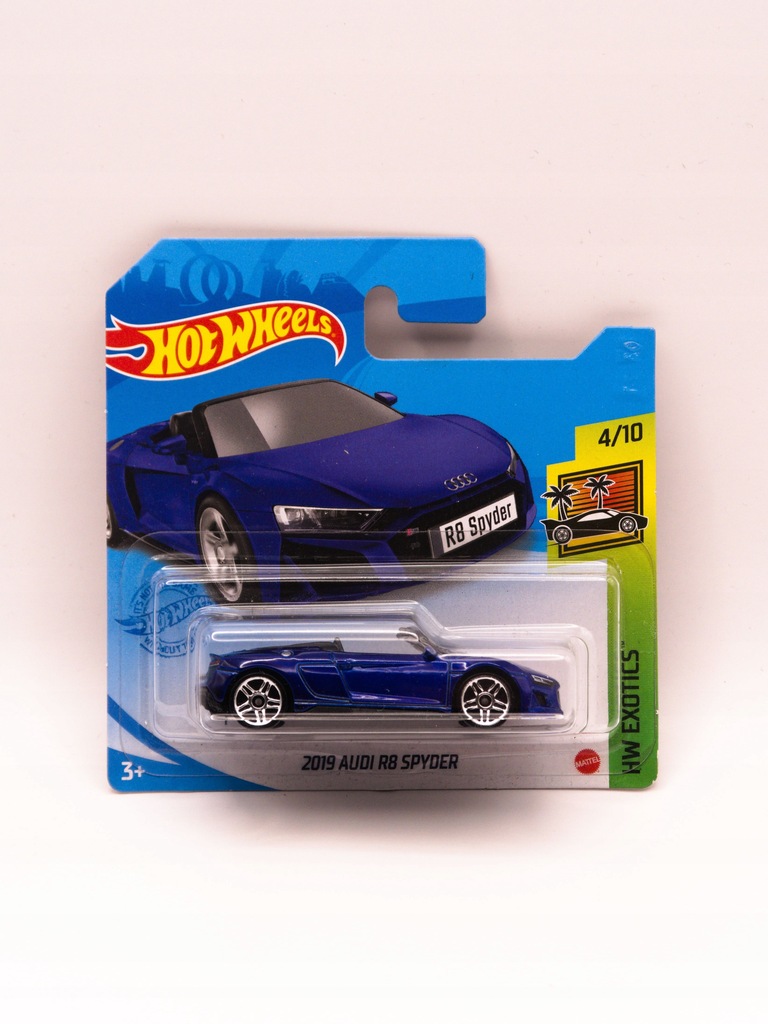HOT WHEELS 2019 AUdi R8 Spyder Niebieski