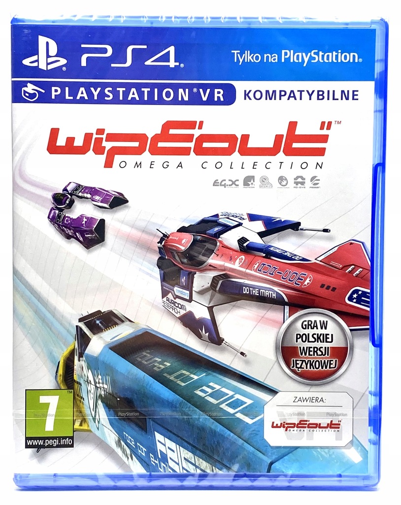 WIPEOUT: OMEGA COLLECTION PL | NOWA | PS4 | POLSKA DYSTRYBUCJA