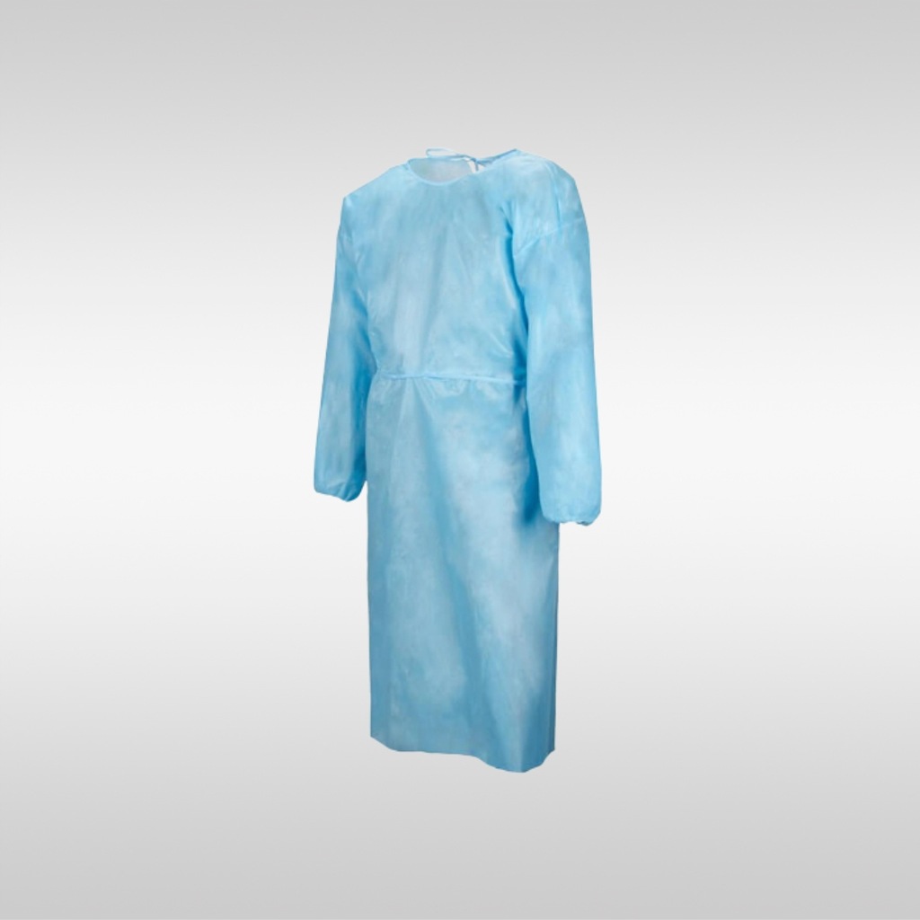 Fartuch włókninowy wizytowy Immunity Visitor, niebieski, niesterylny, 10szt