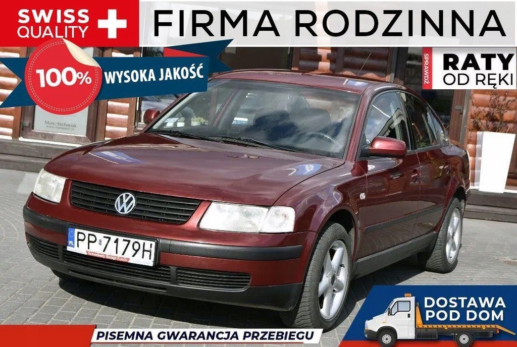 VW PASSAT SEDAN 1.6 benz 101KM 1999r gwarancja!