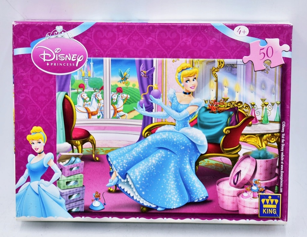 9112-25 ...KING DISNEY PRICNESS... a#g PUZZLE 50