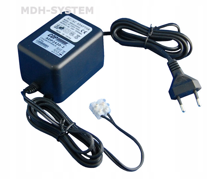 TRANSFORMATOR 24V AC 2A ZASILACZ NAPIĘCIA 24 V 2A