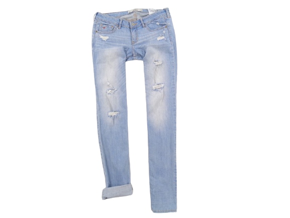 W28 L33 HOLLISTER JEANSY STRAIGHT LIGHT BLUE N29-1