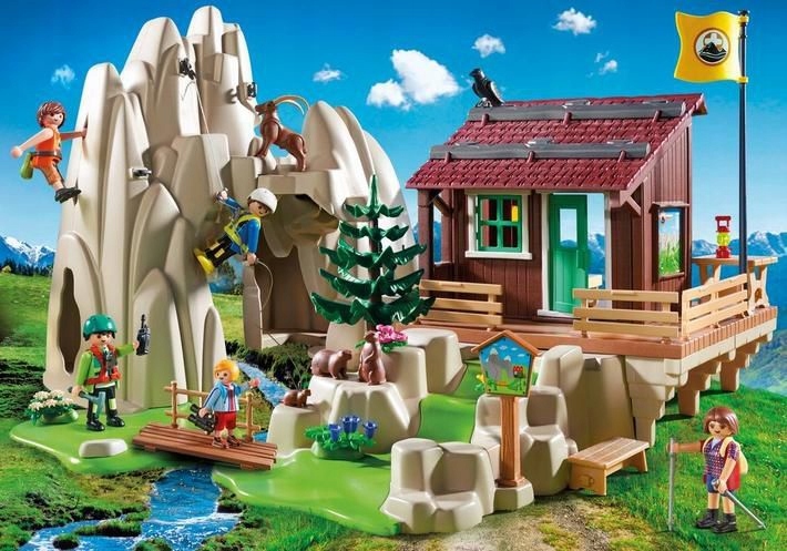 Playmobil Action, Góra wspinaczkowa ze schroniskie