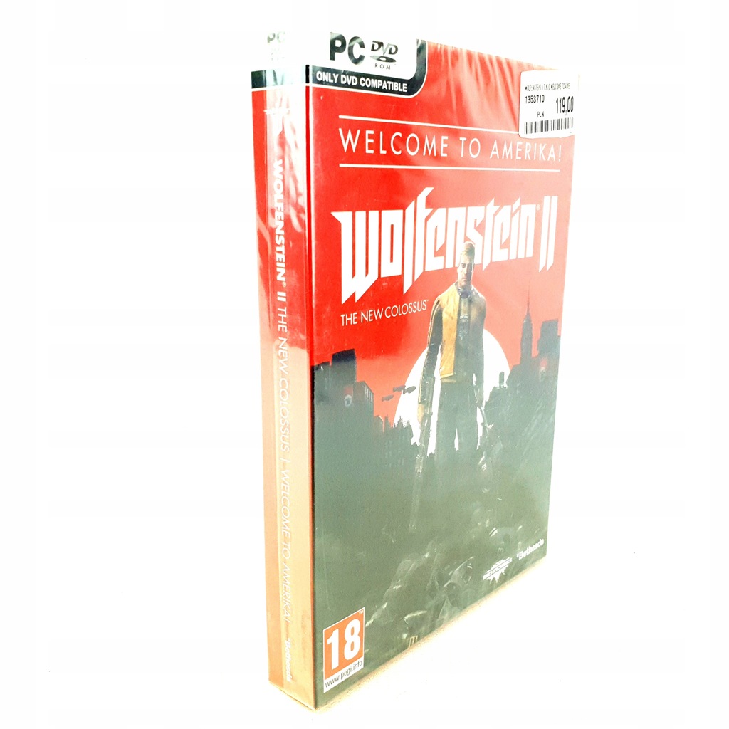 NOWA WOLFENSTEIN II 2 THE NEW COLOSSUS WELCOME TO AMERIKA PC PL