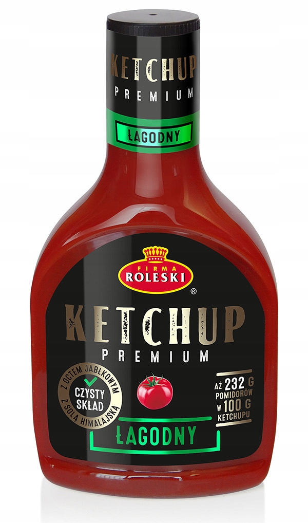 Ketchup łagodny pomidorowy Roleski 465 g