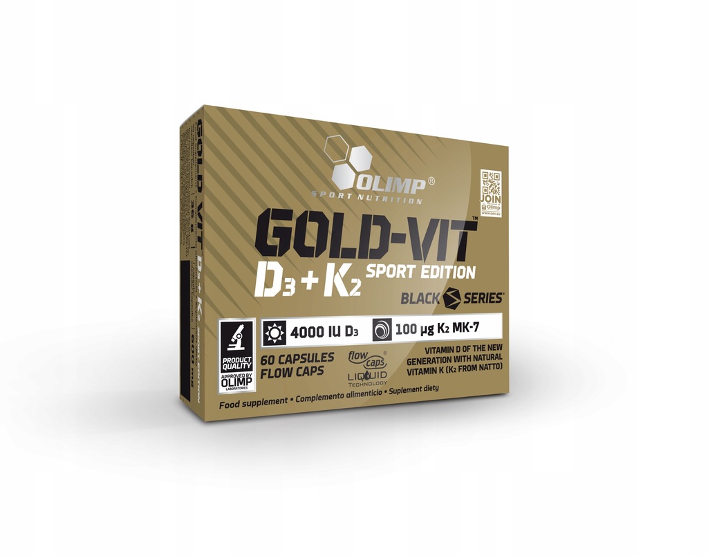 Olimp Gold Vit D3k2 Sport Edition 60kaps Zdrowie