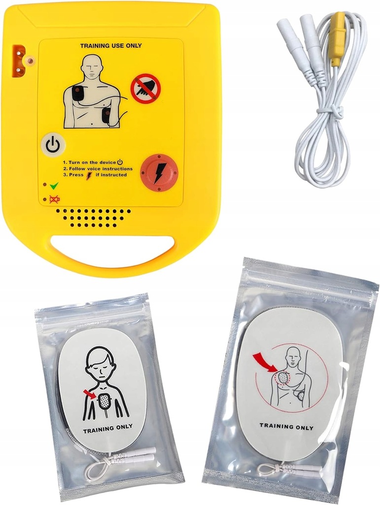 Defibrylator szkoleniowy – Mini trener AED (XFT-D0009) 2U11