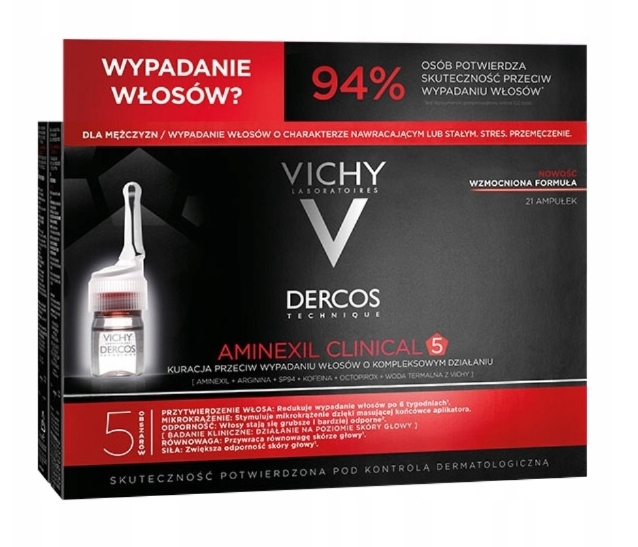 Ampułka do włosów Vichy DERCOS 21 ampułek