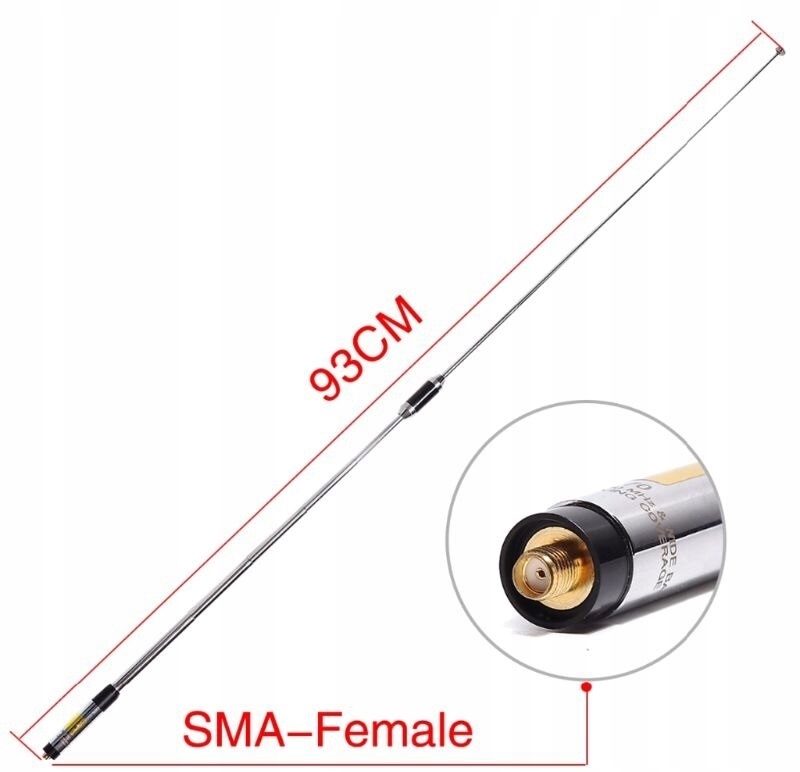 Купить Складная телескопическая АНТЕННА RH-770 92см Baofeng: отзывы, фото, характеристики в интерне-магазине Aredi.ru