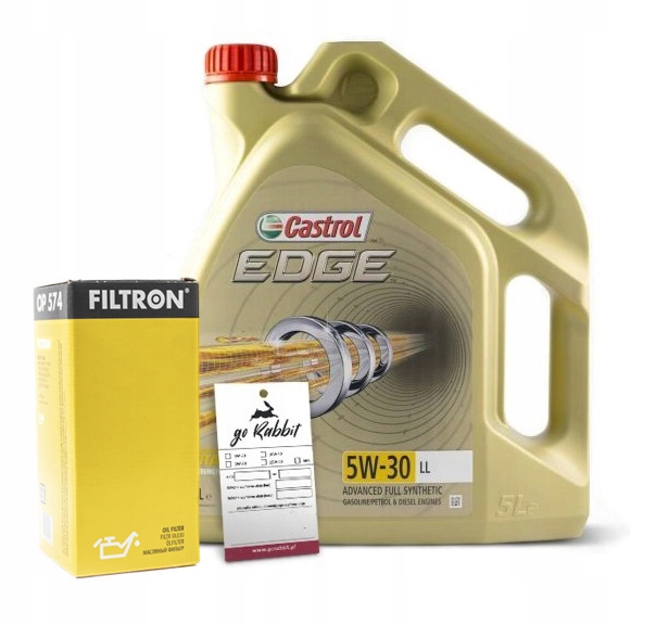 CASTROL EDGE TITANIUM LL 5W30 5l + filtr FILTRON