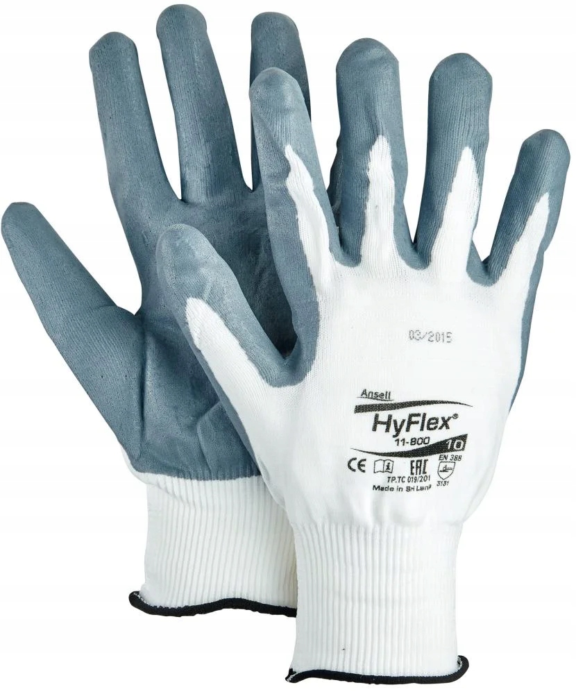 Rękawice montażowe HyFlex 11-800, rozmiar 10 Ansell (12 par)