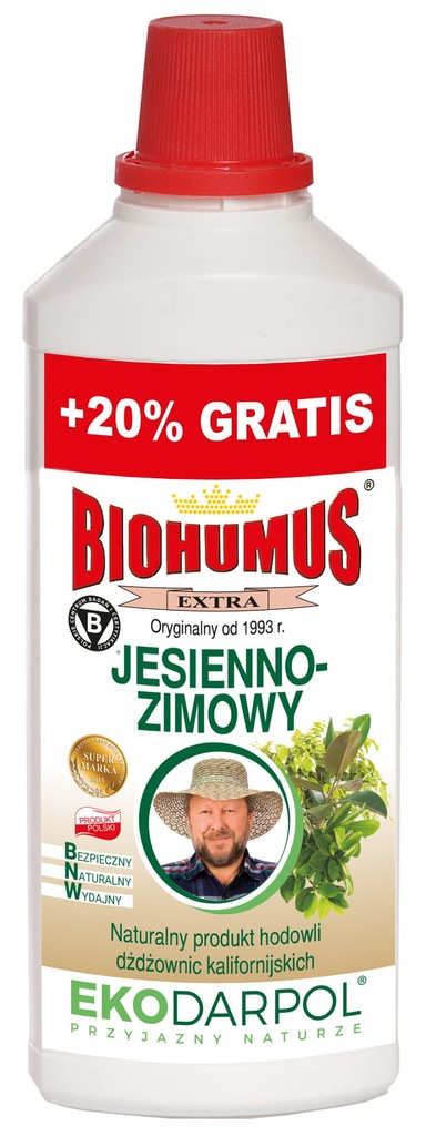 BIOHUMUS nawóz naturalny Jesienno-Zimowy 1L+20% EK