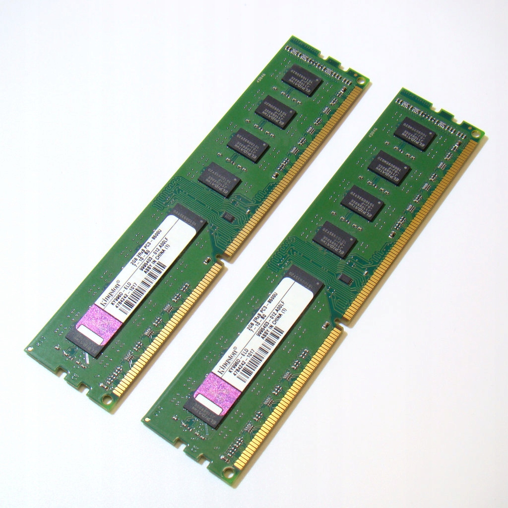 Pamięć DDR3 2x 2GB PC3-8500U CL7 KY996D-ELD