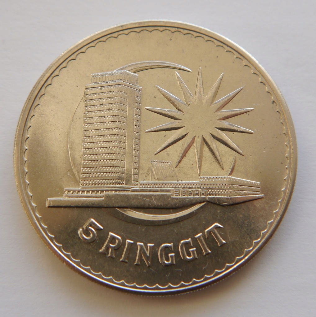 A268/ MALEZJA 5 RINGIT 1971 OD 1 ZŁ