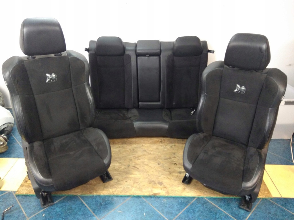 Dodge Charger Scat Pack Alcantara fotele kanapa 12536350606
