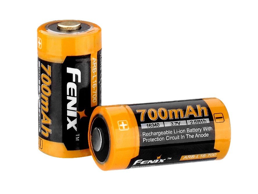 Akumulator RCR 123 Fenix ARB-L16-700mAh 3.7V Liion