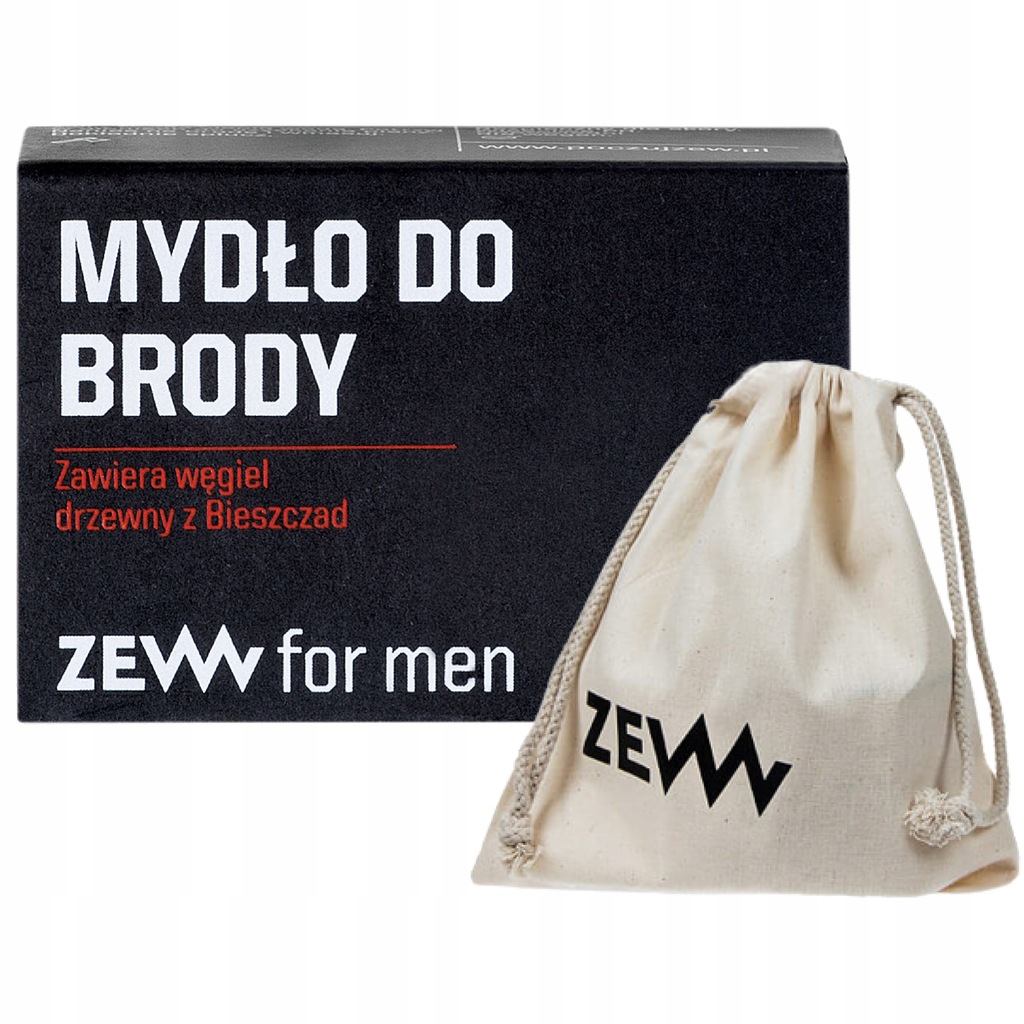 ZEW for men Mydło do brody + woreczek