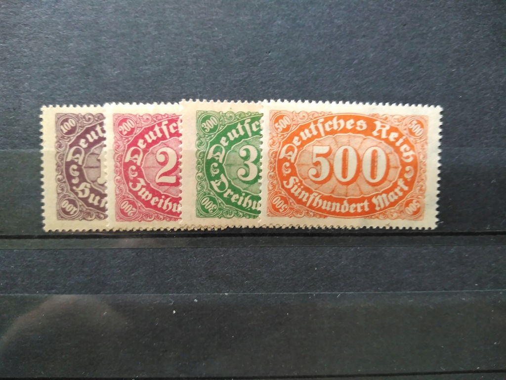 Mi.219-23 z Brakiem 222 Deutsches Reich