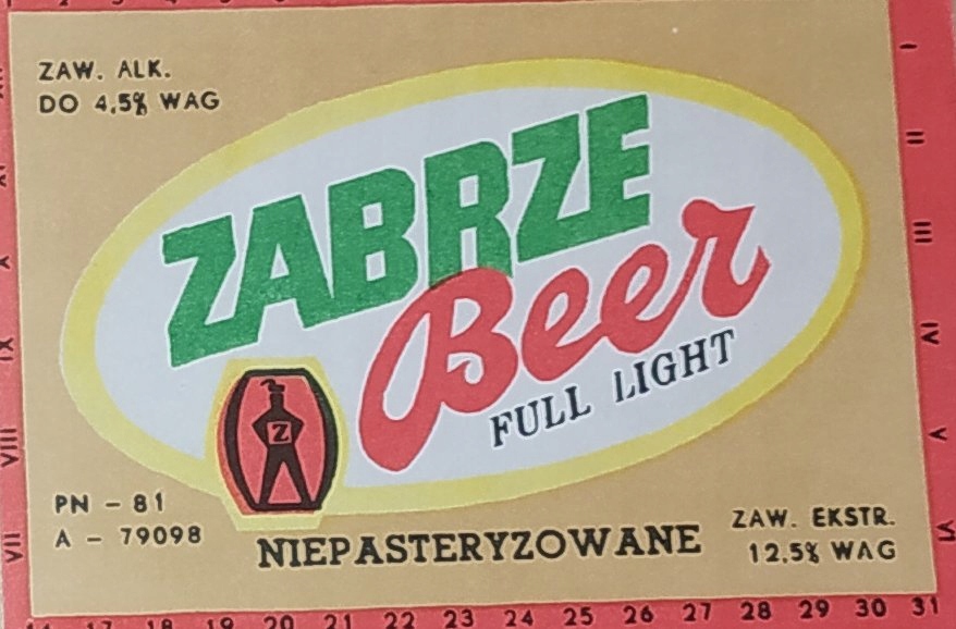 ZABRZE BEER FULL LIGHT.