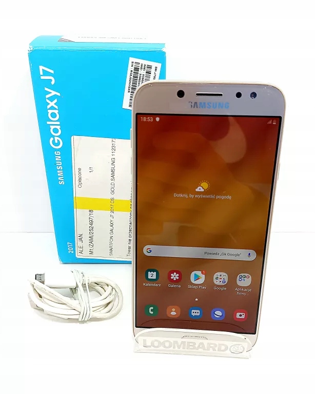 TELEFON SAMSUNG GALAXY J7 2017 KOMPLET